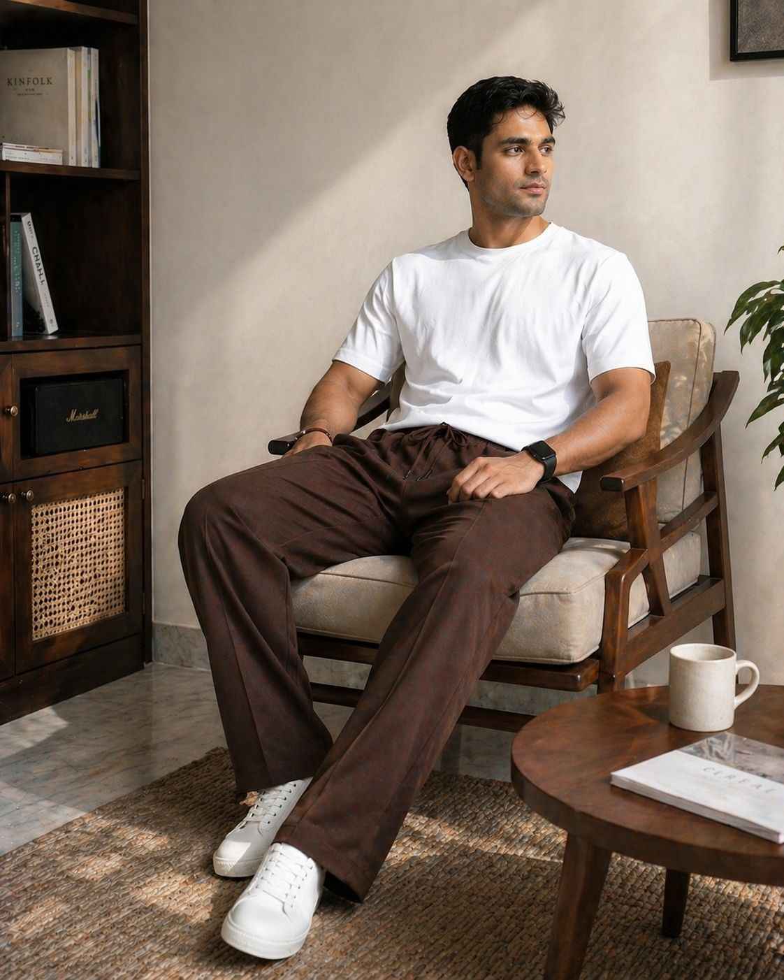 Mens Drift Relaxed Pants – Cocoa Brown