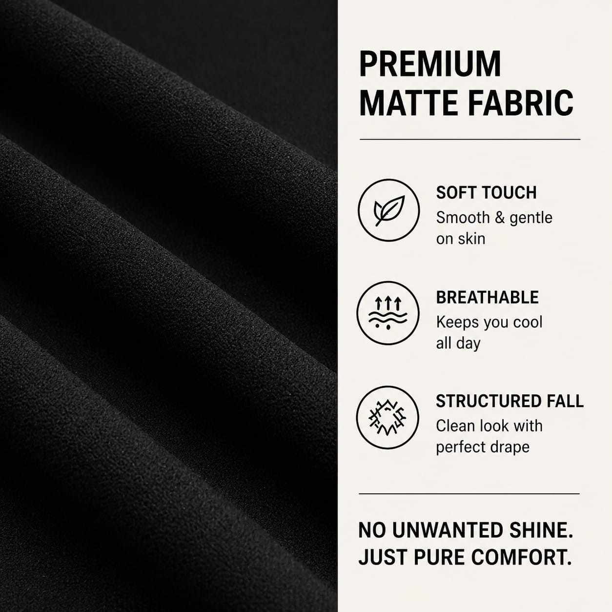 Mens Drift Relaxed Pants – Jet Black