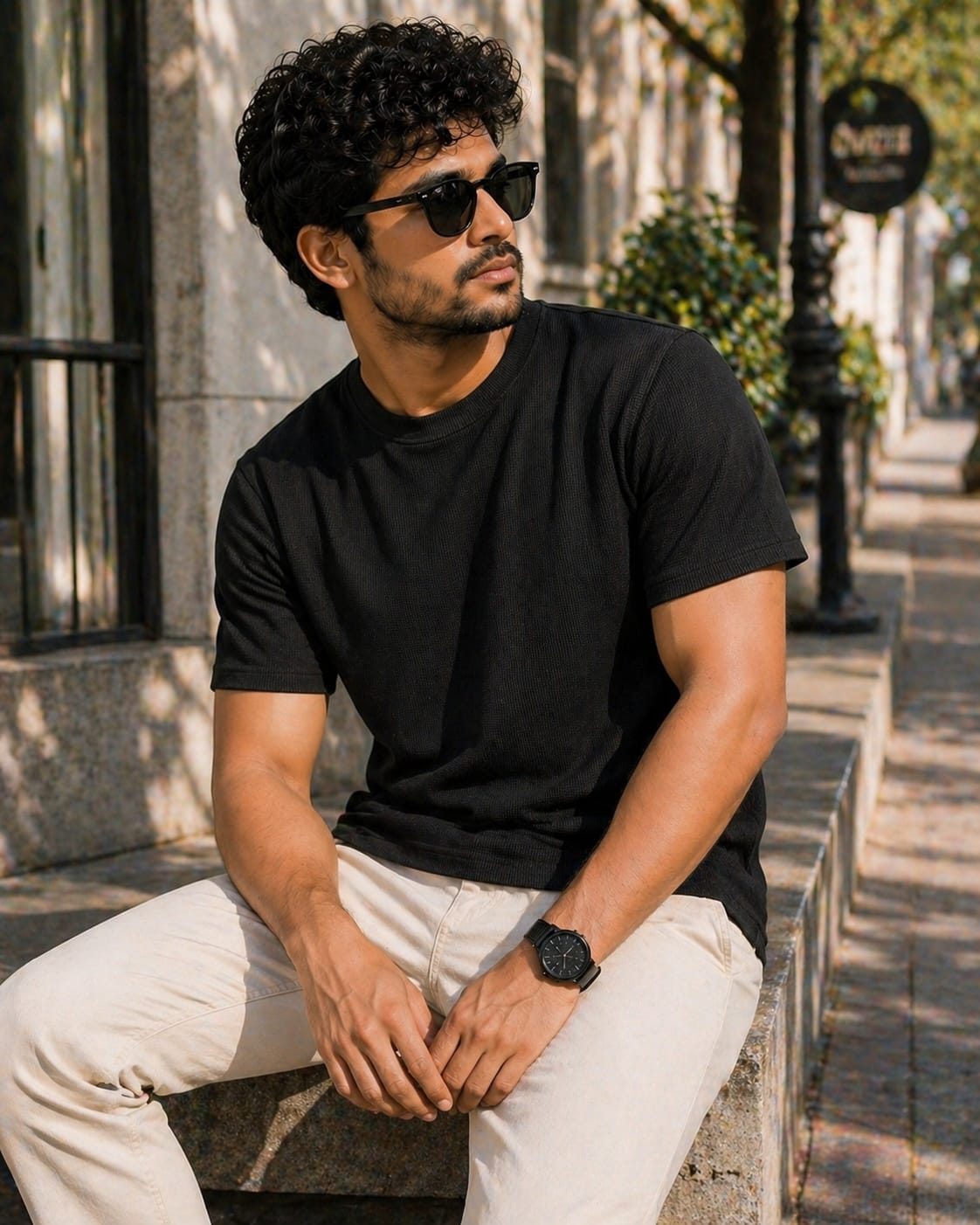 Textured Relaxed Fit Tees