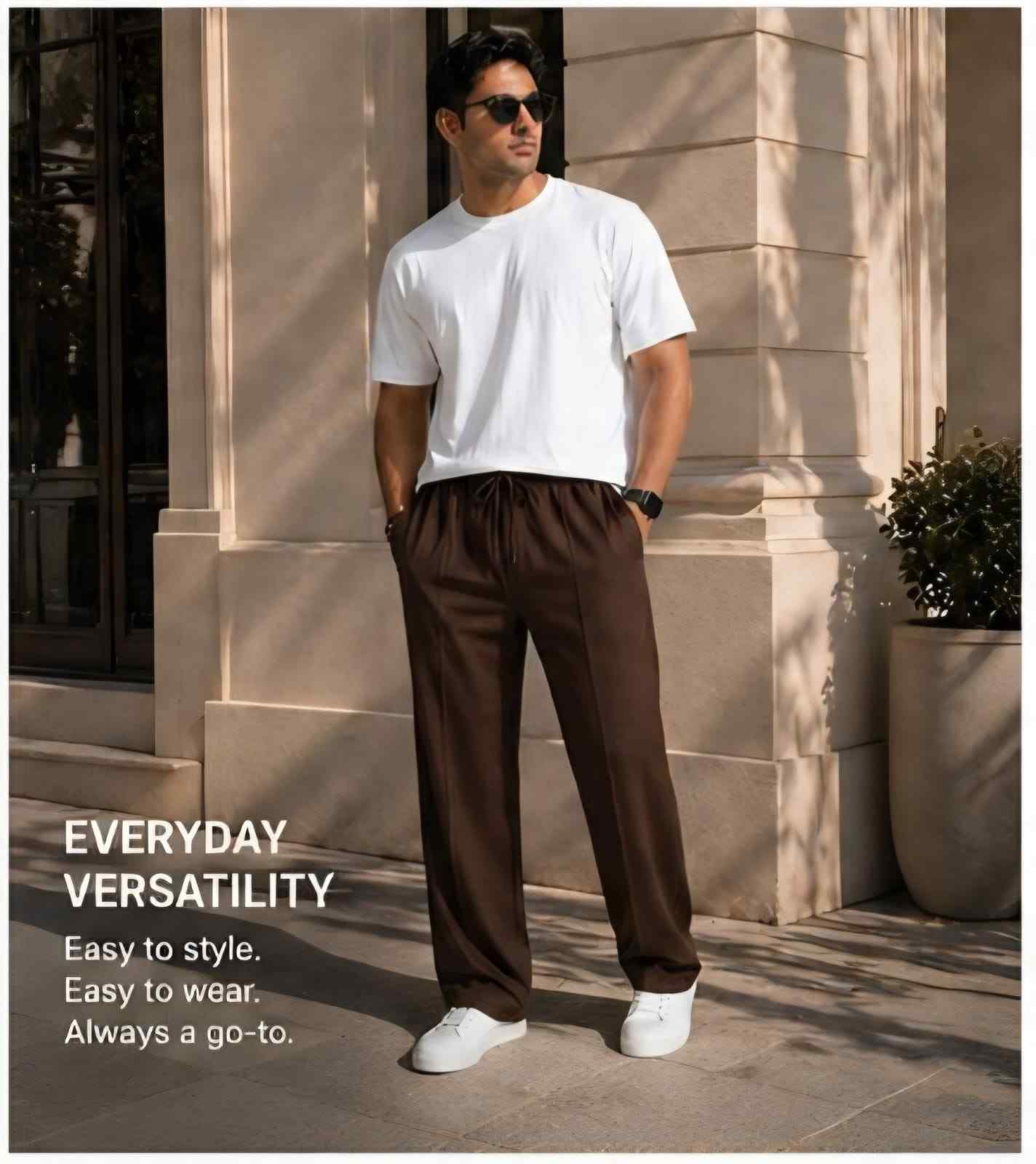 Mens Drift Relaxed Pants – Cocoa Brown