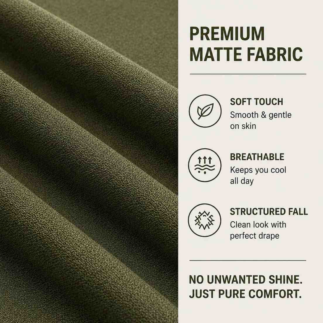 Mens Drift Relaxed Pants – Olive