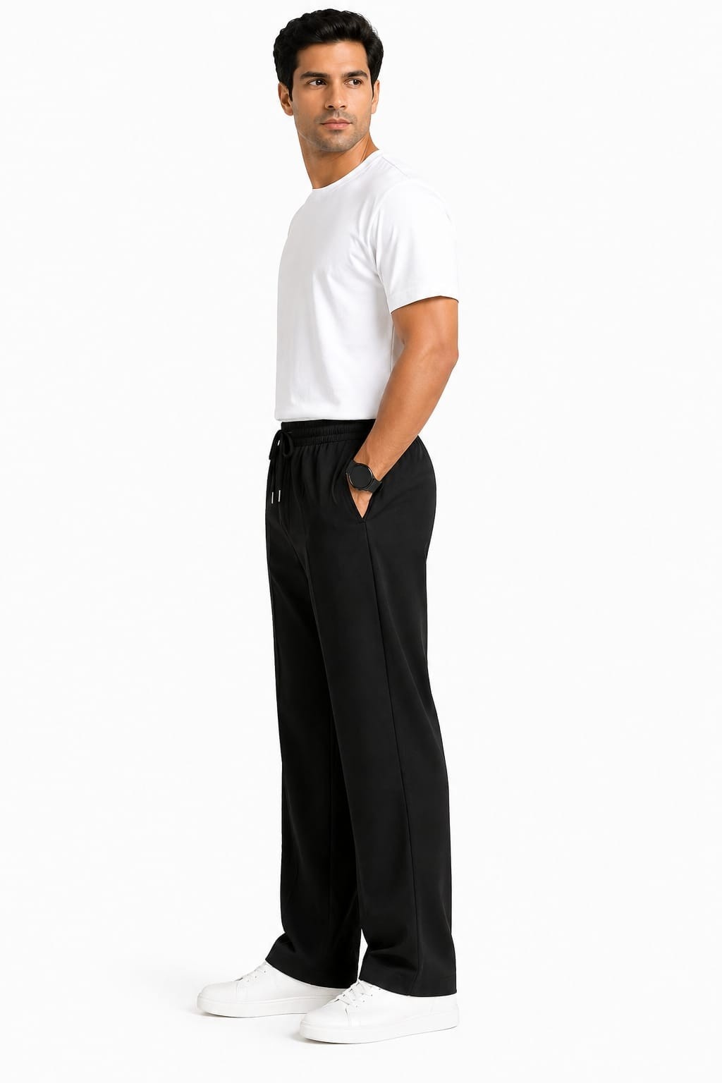 Mens Drift Relaxed Pants – Jet Black