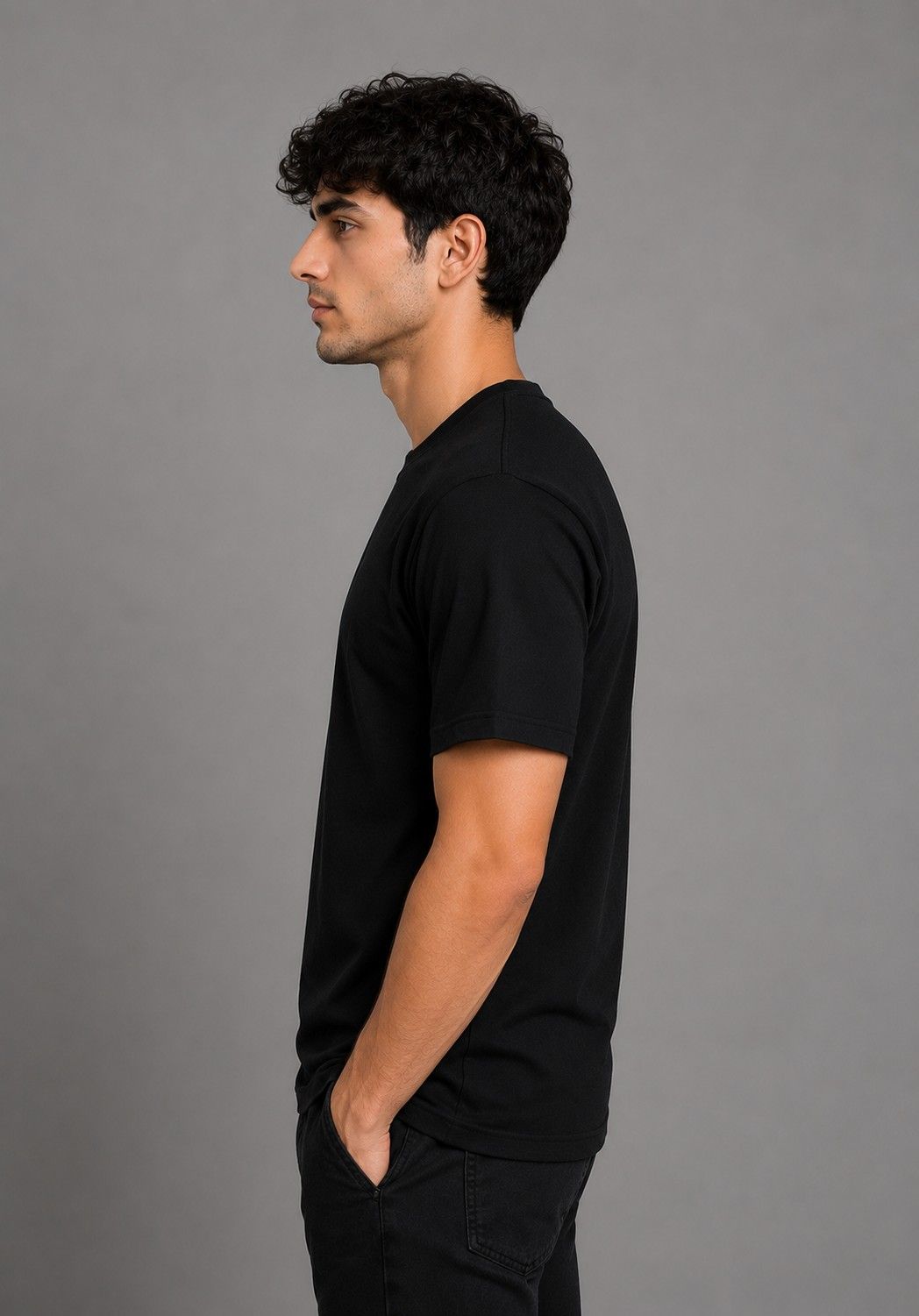 Relaxed Fit Printed Tees No Body Can Drag Down
