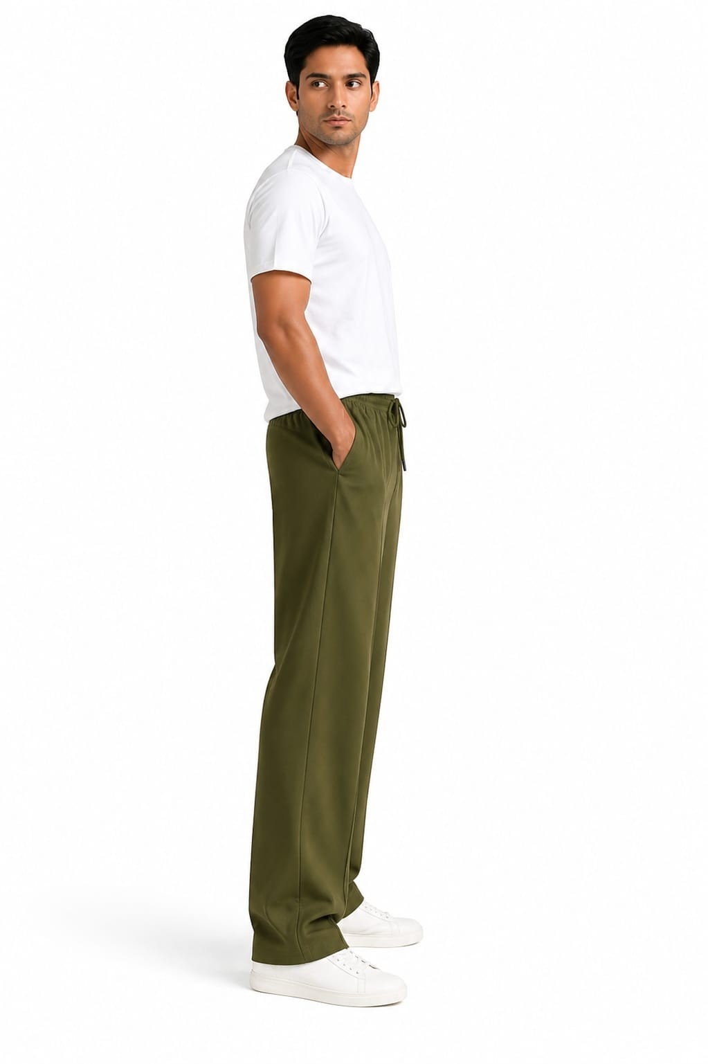 Mens Drift Relaxed Pants – Olive